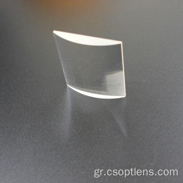 Φακός κυλίνδρου 12,7 mm Square Fused silica PCX